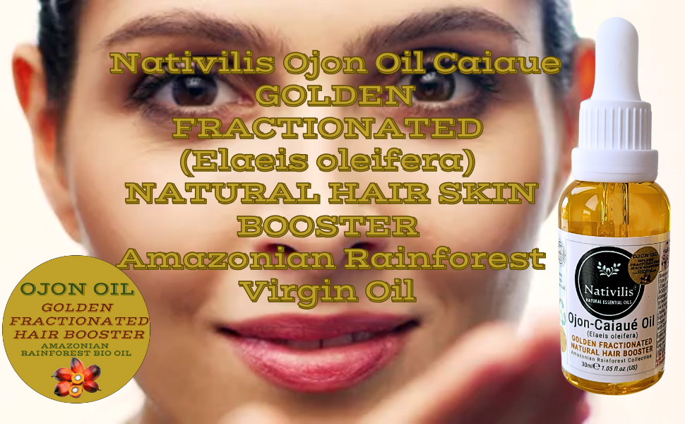 Nativilis Ojon Caiaue GOLDEN FRACTIONATED Oil - (Elaeis oleifera) 