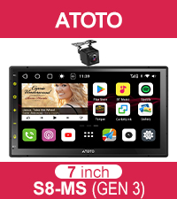 ATOTO S8MS 7インチ androidナビ　S8G2C74MS S8G2B74MS 7インチ 2DIN Android ディスプレイオーディオ