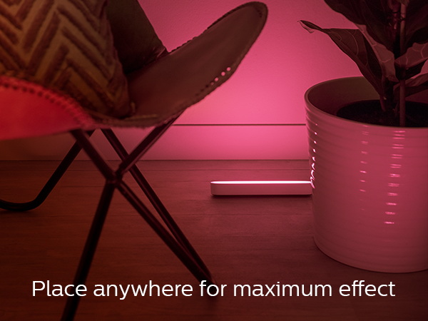 Philips Hue Smart Play Light Bar Base Kit, Black - White
