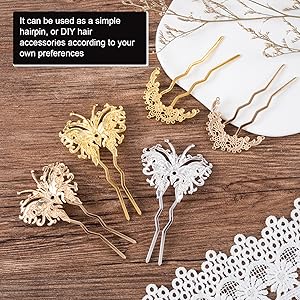 Metal U Shaped Hair Pins