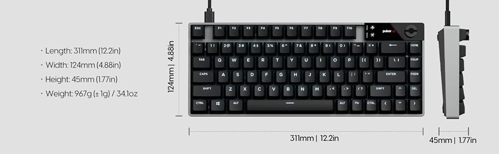 Amazon.co.jp: Pulsar Gaming Gears eS HE 70 Hall Effect
