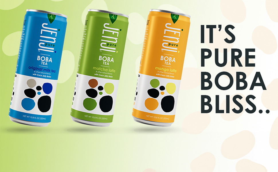 Amazon.com : Jenji Pure Boba Tea, Original Milk Tea Flavor