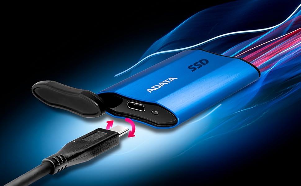 ADATA 1TB SE800 External Solid State Drive Blue Amazon.de Computer