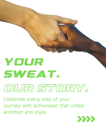 Celebrate every step of your journey with activewear that unites ambition and style.