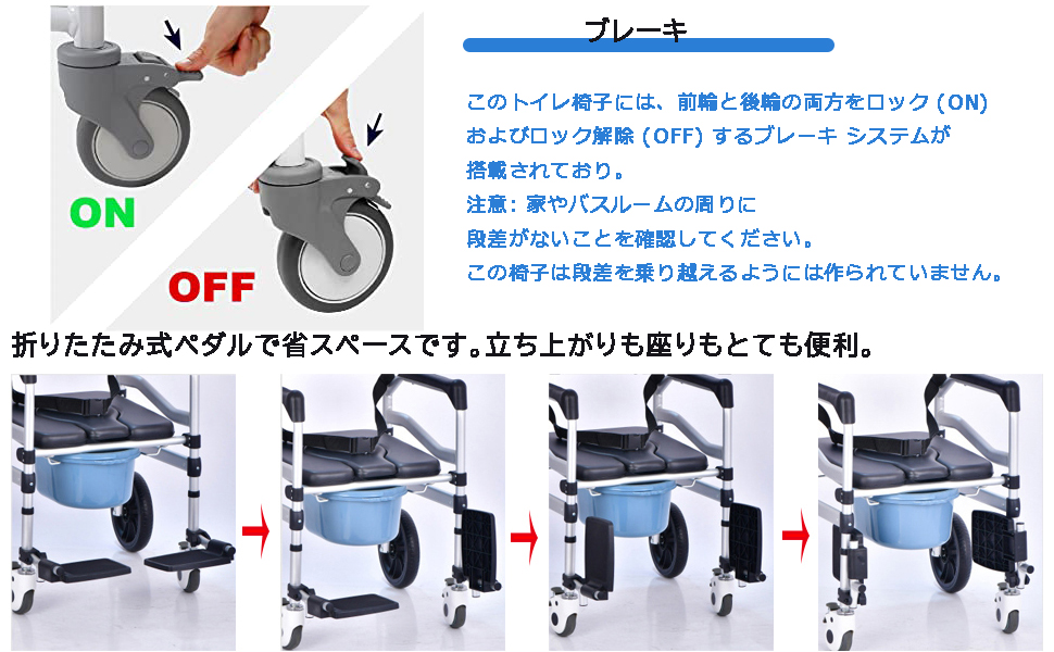Amazon.co.jp: YLOVABLE 風呂 シャワー椅子 入浴用車いす