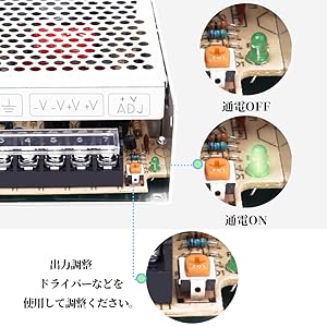 Amazon.co.jp: スイッチング電源 AC DC 24V コンバーター 直流