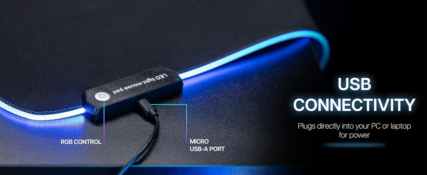 RGB DESK PAD LED DESK PAD FULL DESK PAD LIGHTED RGB FULL SIZE DESK PAD EXTRA LARGE LED MOUSE PAD