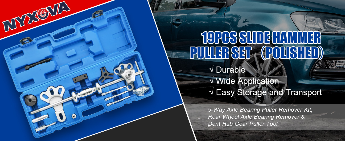 19PCS Slide Hammer Puller Set