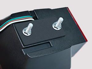 Square LED Trailer Light Kit Stop Turn Tail Side Marker License Lamp