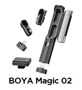 Amazon.com: BOYA Magic-02 Wireless Lavalier Microphone