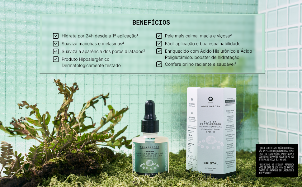 aqua babosa booster de hidratação diária