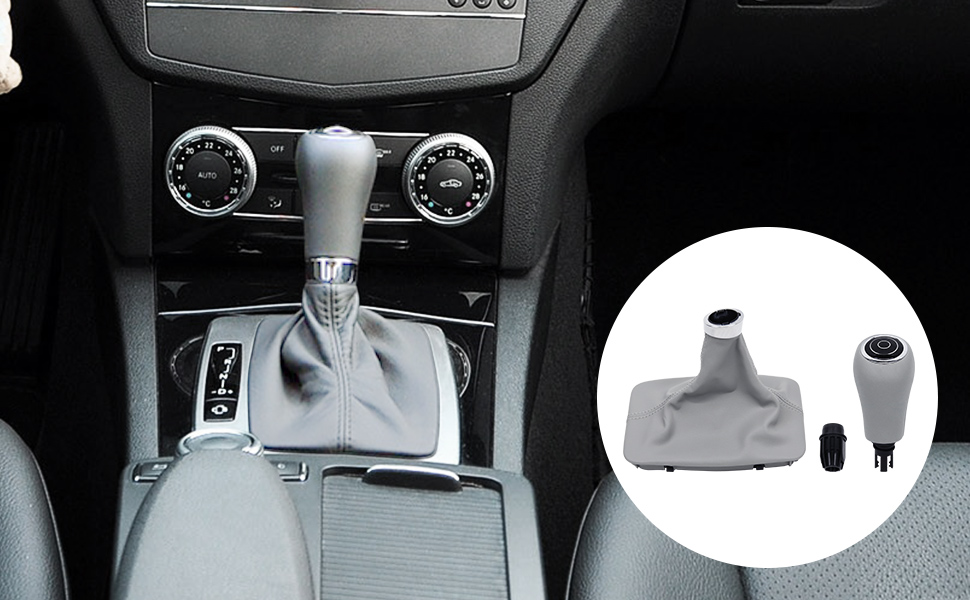 LIMBQS Leather Shift Knob for Mercedes Benz W204 W212 X204