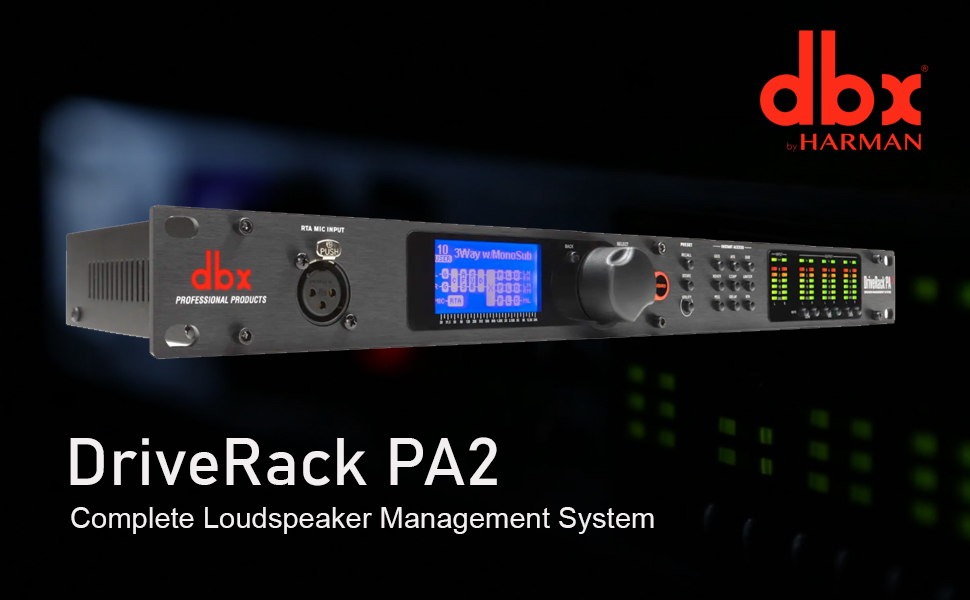 Amazon.com: dbx DriveRack PA2 PA Management System w/ RTA-M