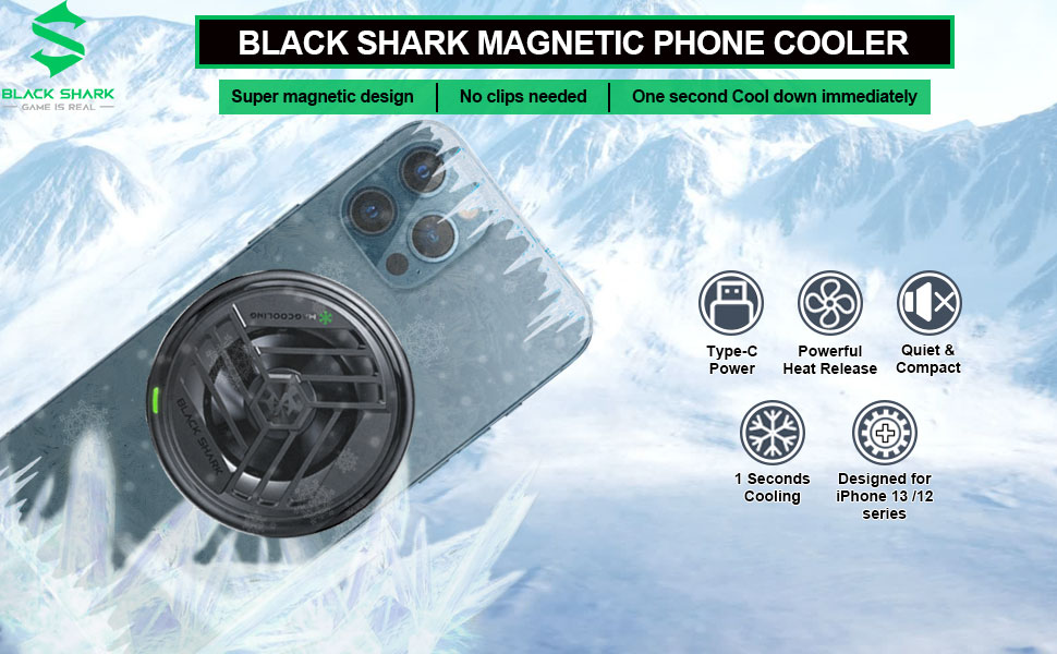 black shark phone cooler
