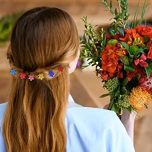 butterfly hair clips