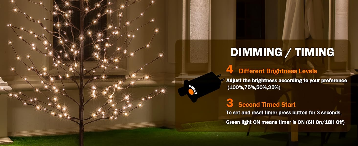 Cherry Blossom Tree,Garden lights,Courtyard landscape lights,LED lights,Waterproof lights