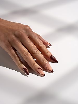 Nail HQ Chocolate Envy Almond Nails