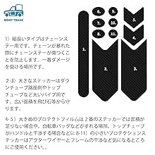Amazon | MORYTRADE 自転車フレーム保護フィルム ステッカー