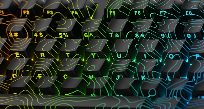 Side printed keycaps