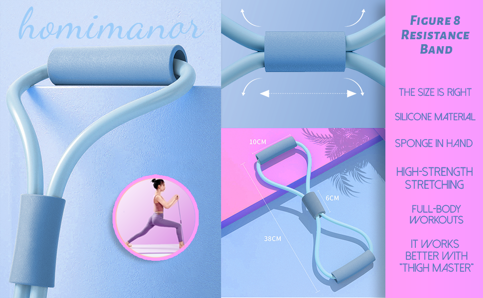 homimanor Thigh Master Thigh Exerciser, Hip & Inner Thigh Exercise Equipment, Pelvic Floor