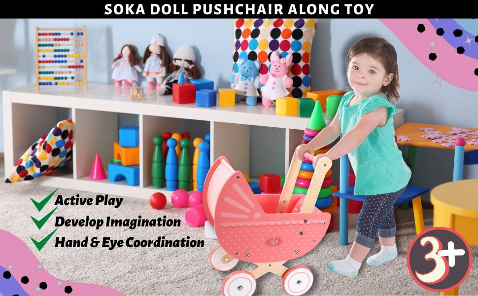 push cart barbie doll