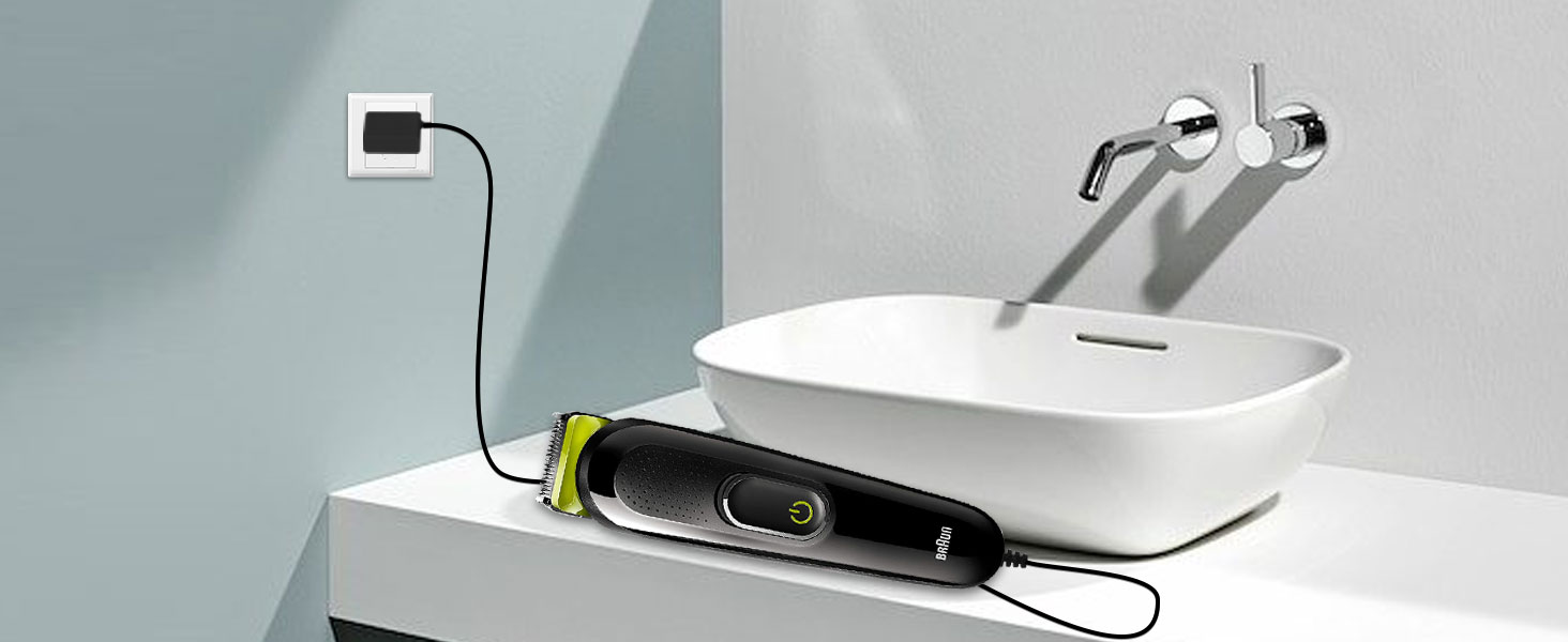 braun beard trimmer charger