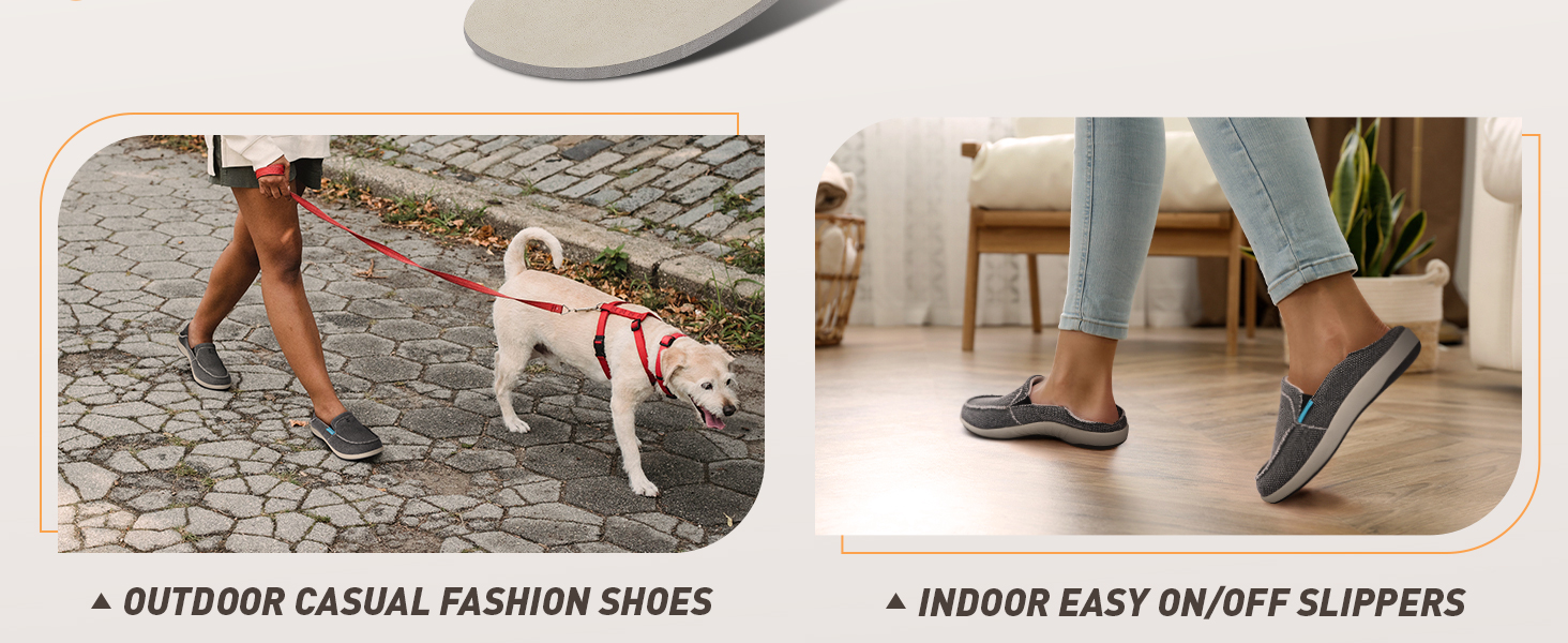 Stylish shoes for indoors and outdoors