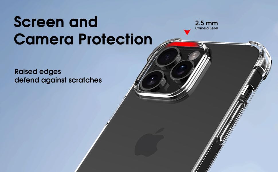 KP TECHNOLOGY Case For iPhone 16 Pro Max, iPhone 16 Pro Max Case With Reinforced Corners, Drop Protection Soft TPU Bumper Phone Case for iPhone 16 Pro Max (Clear) 9 A