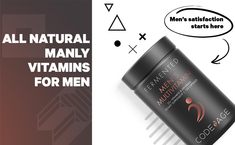 Codeage - Best Number 1 Organic Men’s Fermented Multivitamin