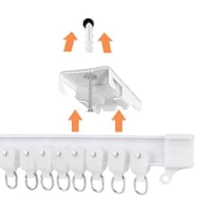 ceiling mount curtain track