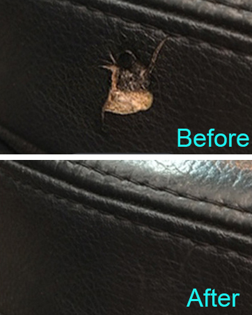 Repair Leather Burns & Holes