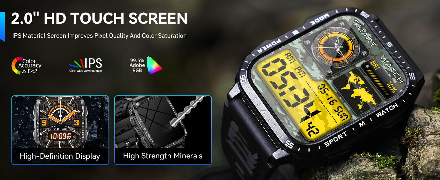 big screen smart watch for men