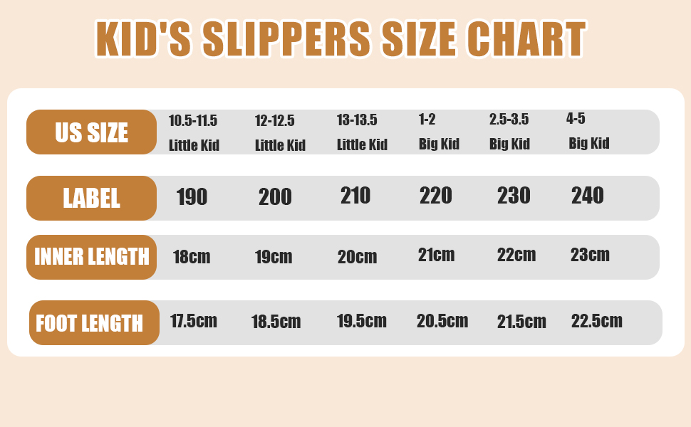 5Kids Fuzzy Slippers