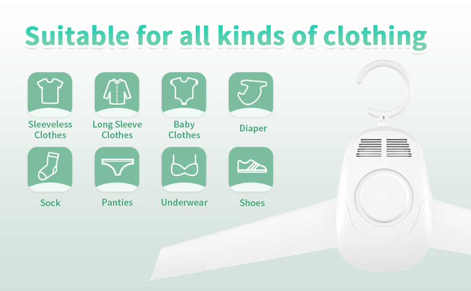 Superishdar Portable Temperature Clothes Dryer for Adult