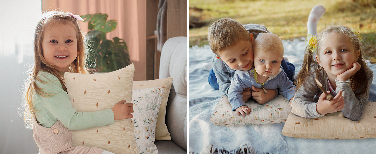 Blissful Diary Toddler Pillow with Muslin Cotton