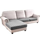 Deep Dream Stretch 3 Pieces Couch Cushion Covers for Sectional Sofa Left/Right L Shape Chaise Lou...