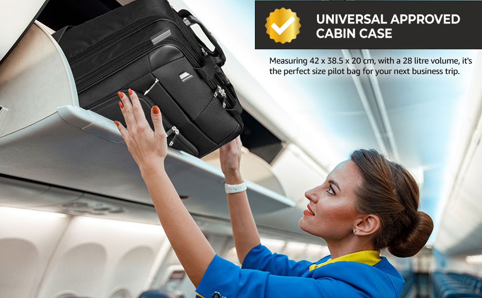 Tassia Hand Luggage - Wheeled Laptop Bag