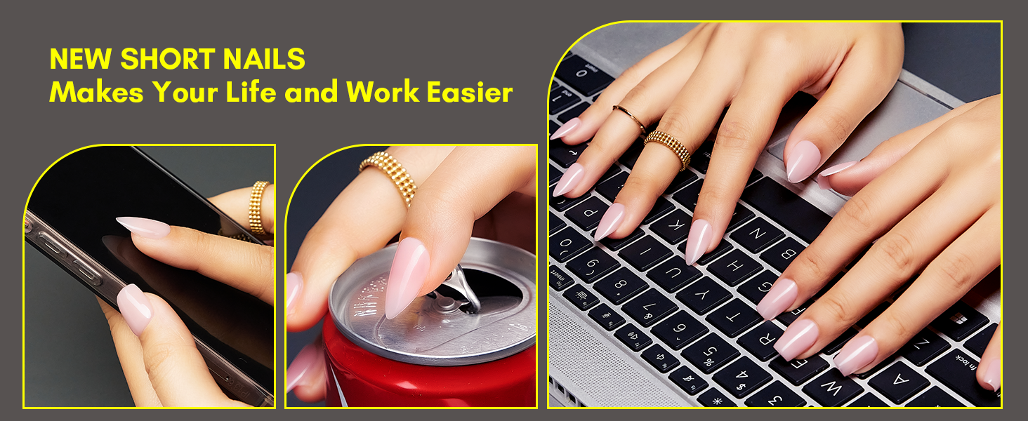extra short false nails