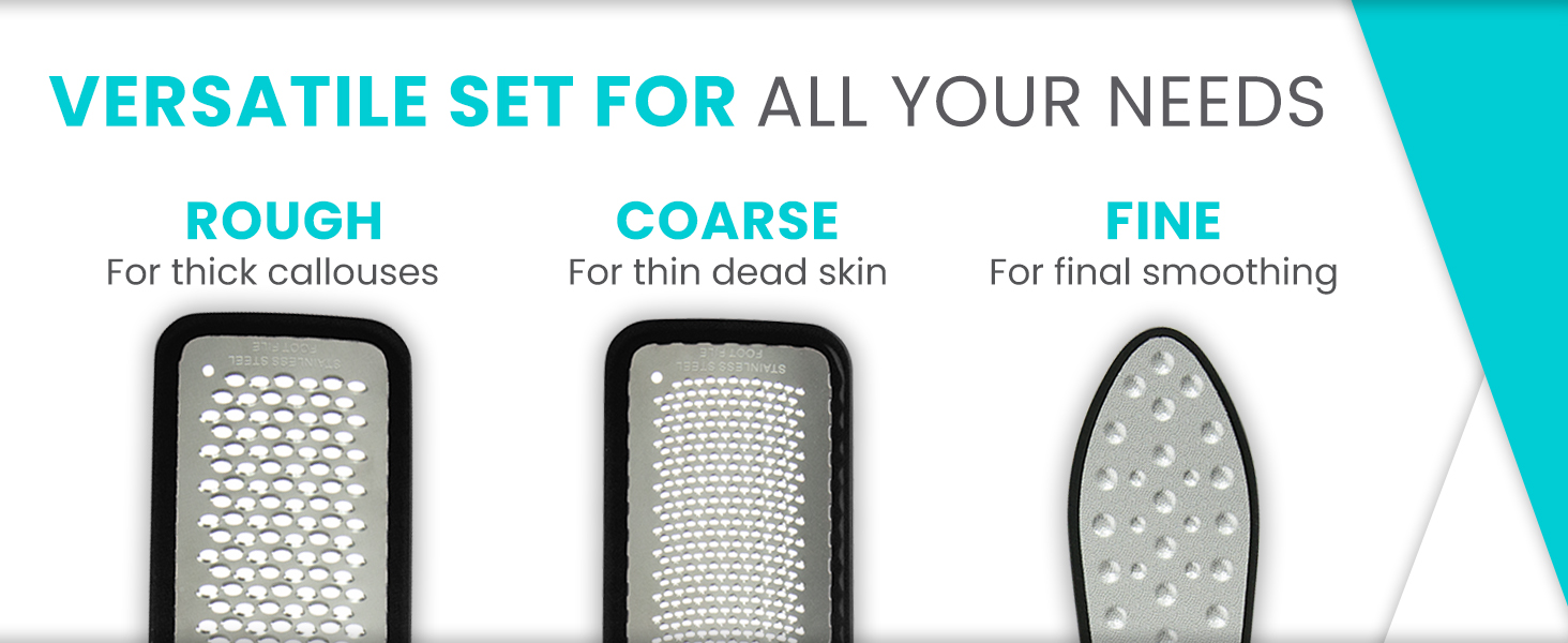 Foot File, Grater, Scraper For Dead Skin, Rough Dry Feet