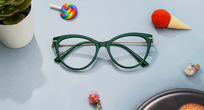 Amazon.com: Zeelool Stylish TR90 Cat Eye Glasses for Women