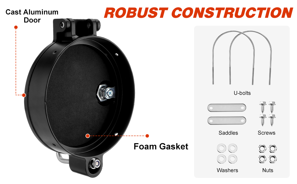 TRUCFUSION Conduit Carrier Kit Fit for 6" PVC Pipe Roof