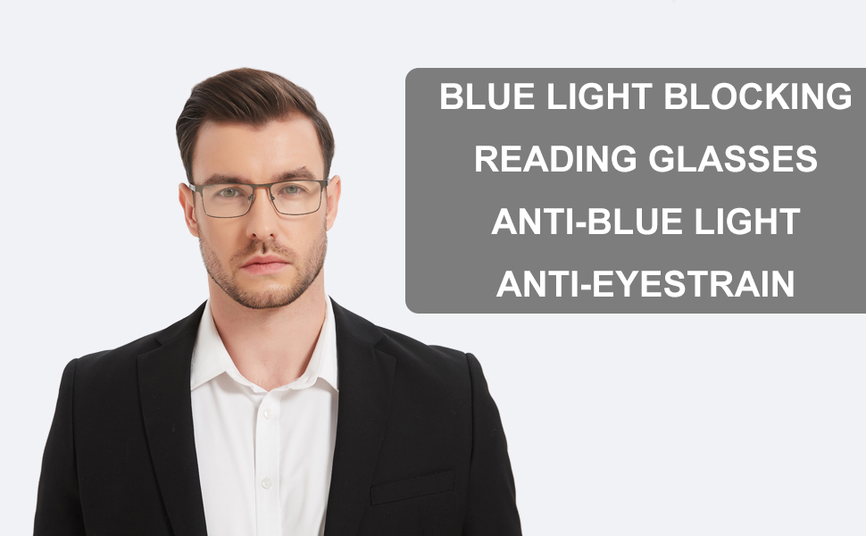 BLUE LIGHT BLOCKING READING GLASSES ANTI-BLUE LIGHT ANTI-EYESTRAIN