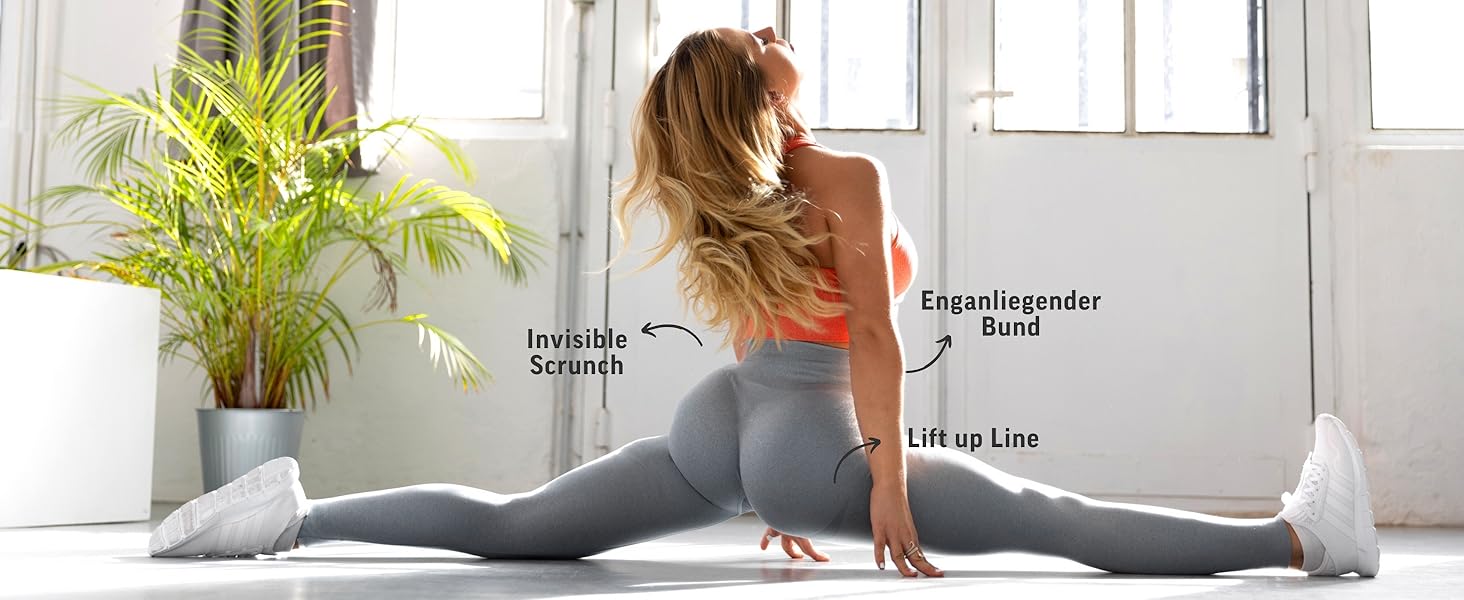 sport set damen scrunch leggings schwarze hose damen damen leggings sporthose laufhose damen