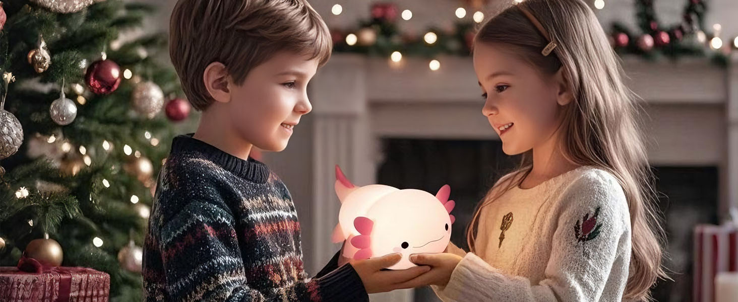 Axolotl lamp gift