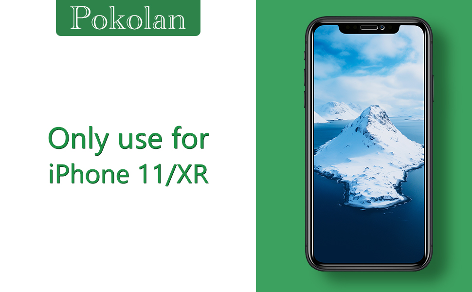 Pokolan [3Pack Privacy Screen Protector for iPhone 11/XR