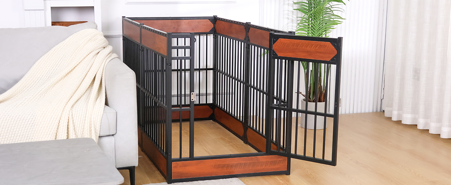 RYPetmia Dog Playpen, 31.5" Height Dog Pen Indoor, Heavy