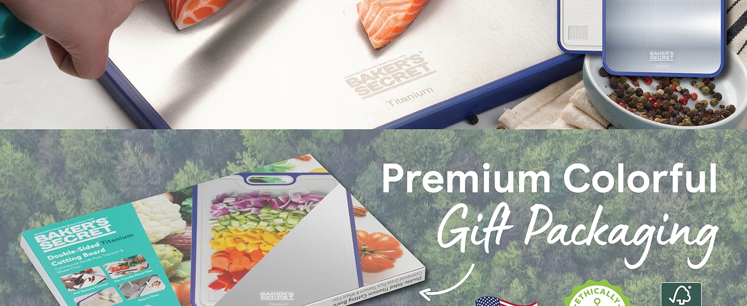 Ti cutting board by Baker's Secret