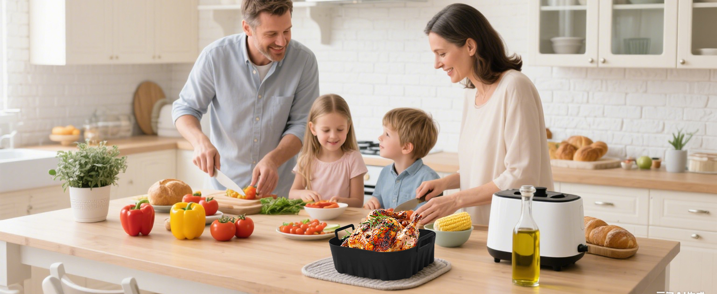 silicone air fryer basket liners