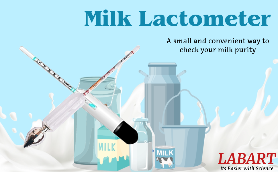 Milk Lactometer Premium Quality for checking Milk Purity with in a