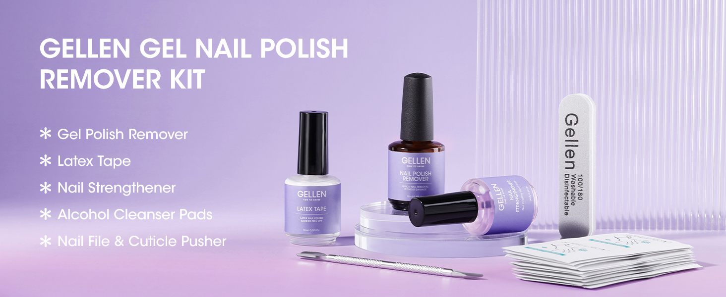 gel nail polish remover kit